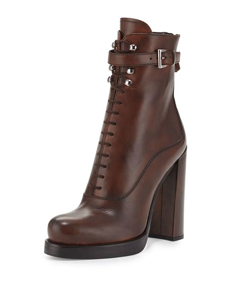 prada shoe laces|prada women's lace up boots.